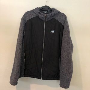 New Balance Lightweight Hooded Zip Up Jacket XL